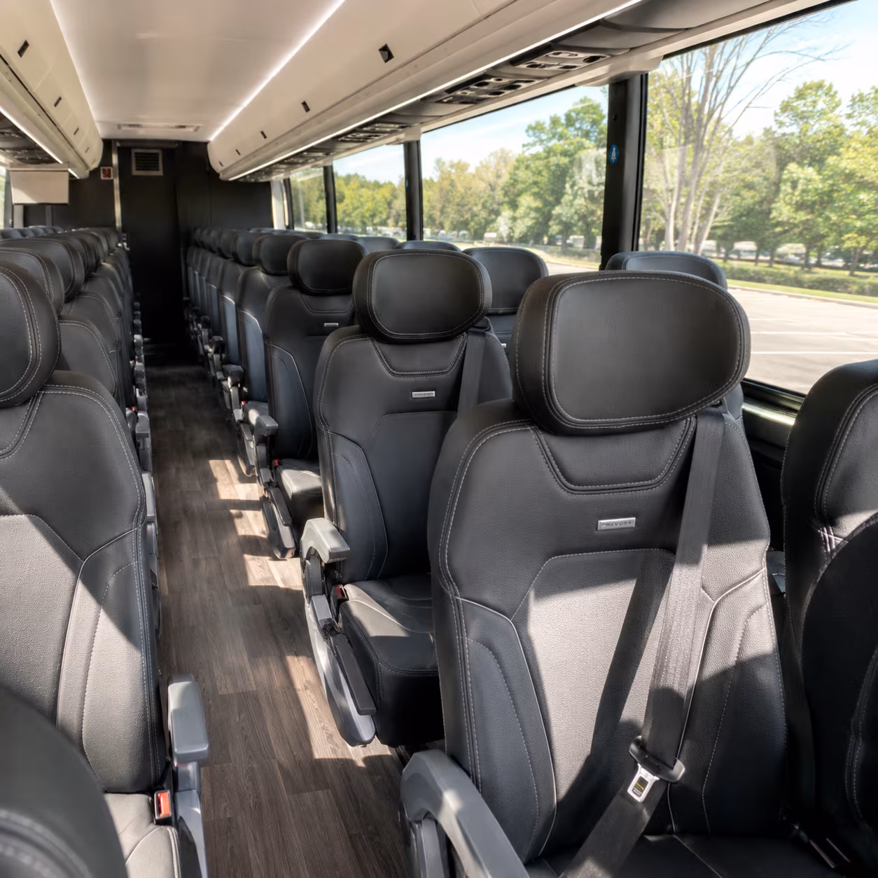 lawrence charter bus rental