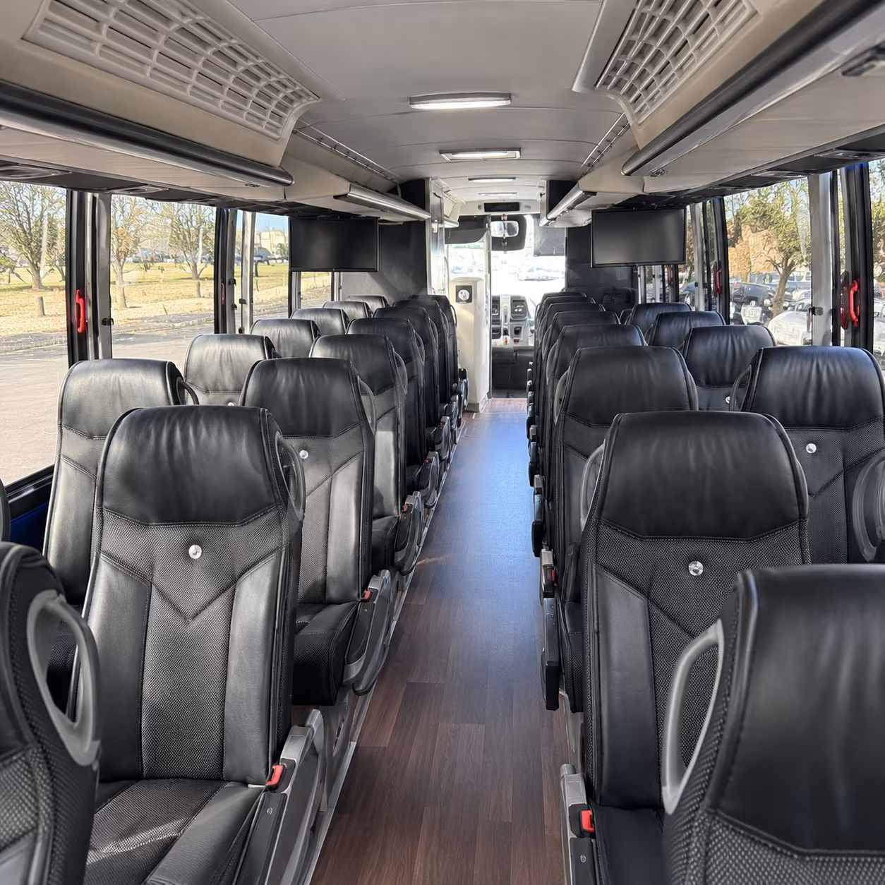 leominster charter bus interior