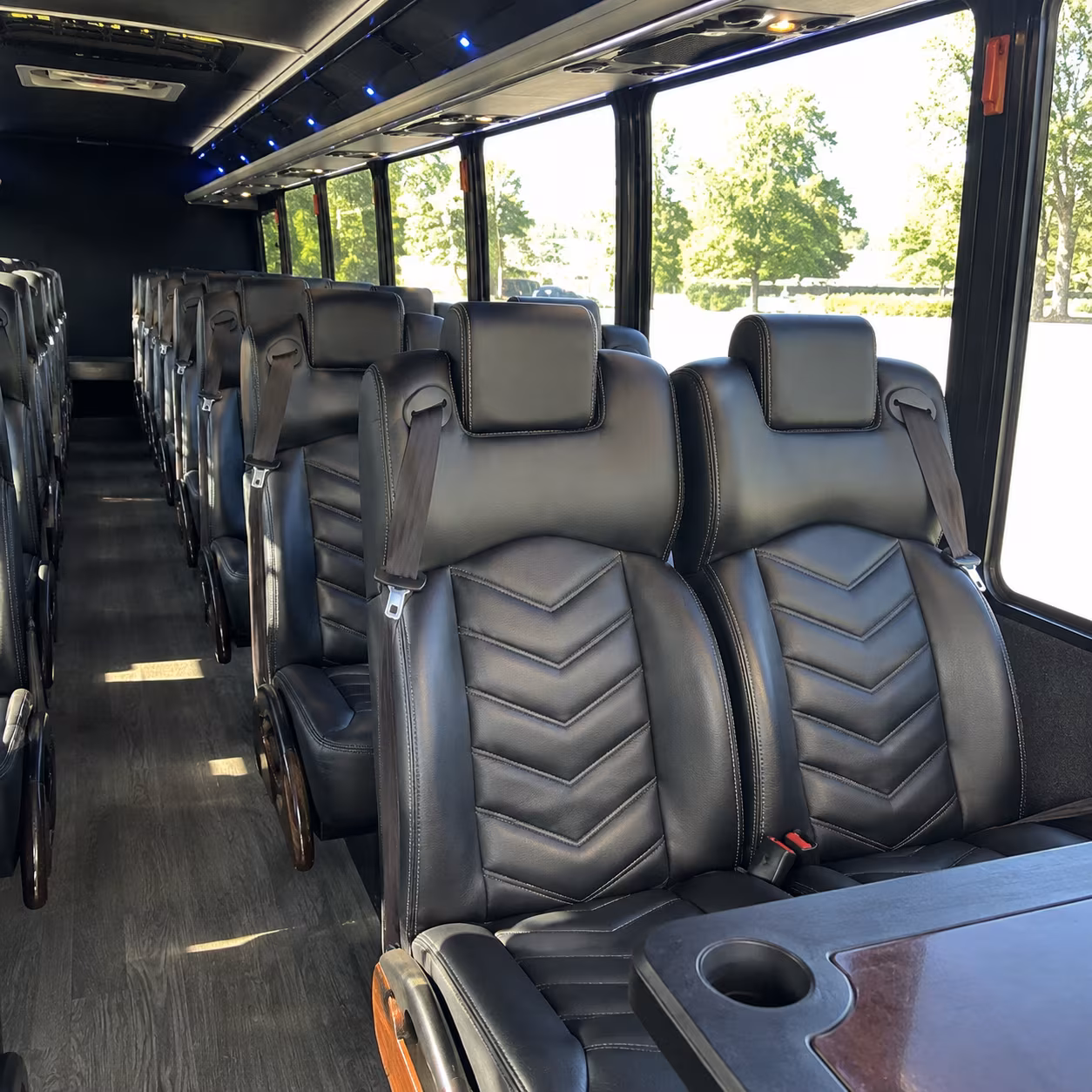 leominster sporting event transportation onboard seating