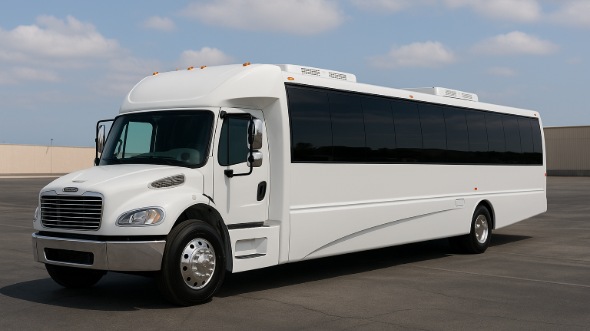 Exterior of Charter Bus Company Worcester's 18 Passenger Minibus in Worcester