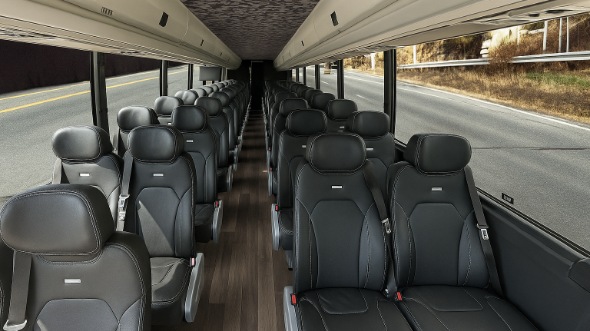 leominster 20 passenger minibus interior