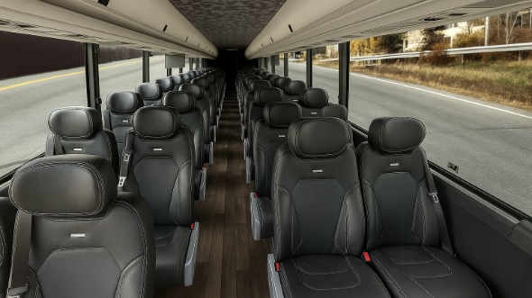 leominster 28 passenger minibus interior