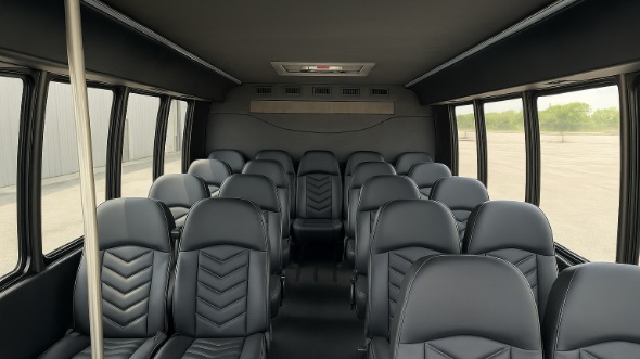 leominster 30 passenger minibus interior