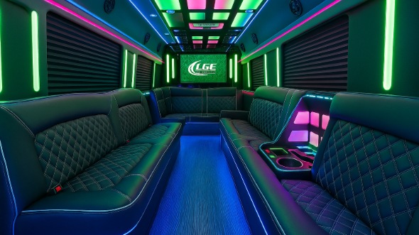 leominster party bus rental interior