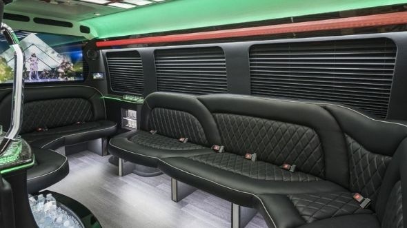 leominster sprinter limo rental interior