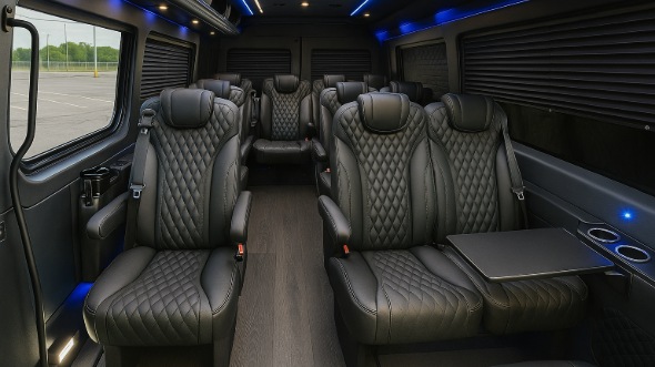leominster sprinter van with driver interior