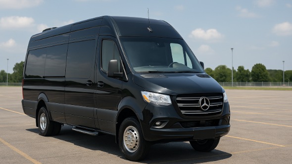 leominster sprinter van with driver